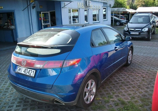 Honda Civic cena 15900 przebieg: 194000, rok produkcji 2007 z Katowice małe 46